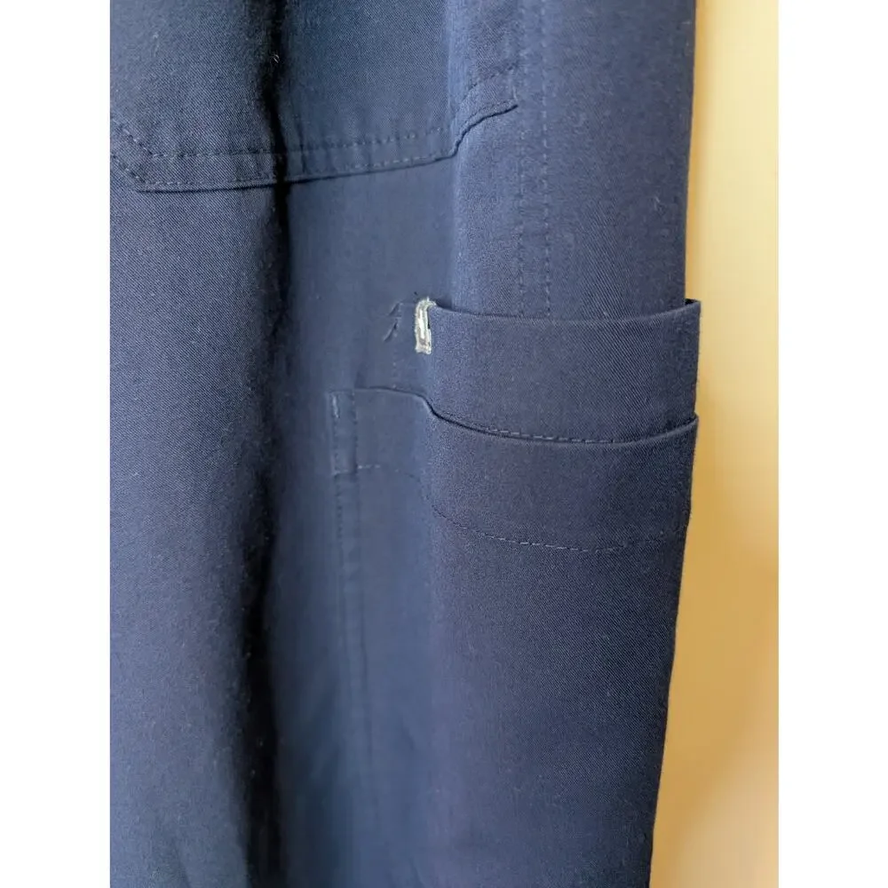 FIGS Technical Collection Scrub Pants Lot of 2 Navy Blue Drawstring XXL AS IS